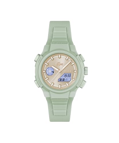 Lacoste LC33 Women's Analog Digital Watch - Premium Fashion Timepiece for Her - Gift Idea - 40mm Silicone Strap